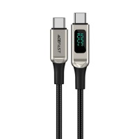  USB kabelis Acefast C6-03 100W USB-C to USB-C 2.0m silver 